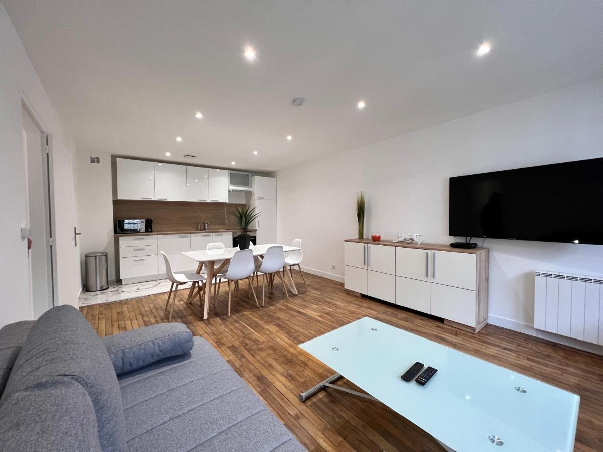 Sens - Appartement Proche Gare Et Centre Ville - Wifi Fibre - Check In Autonome - Bel Espace De Vie - Smart Tv エクステリア 写真